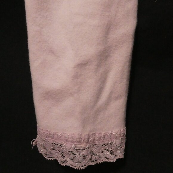 OLD NAVY | medium (8) | Pink Lace Leggings | Stretchy Waist - Picture 9 of 16